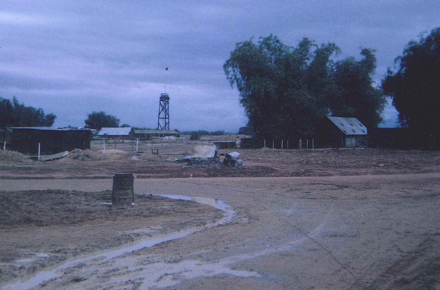 Front gate to An Loc base camp – photo taken on day of arrival in November 1967