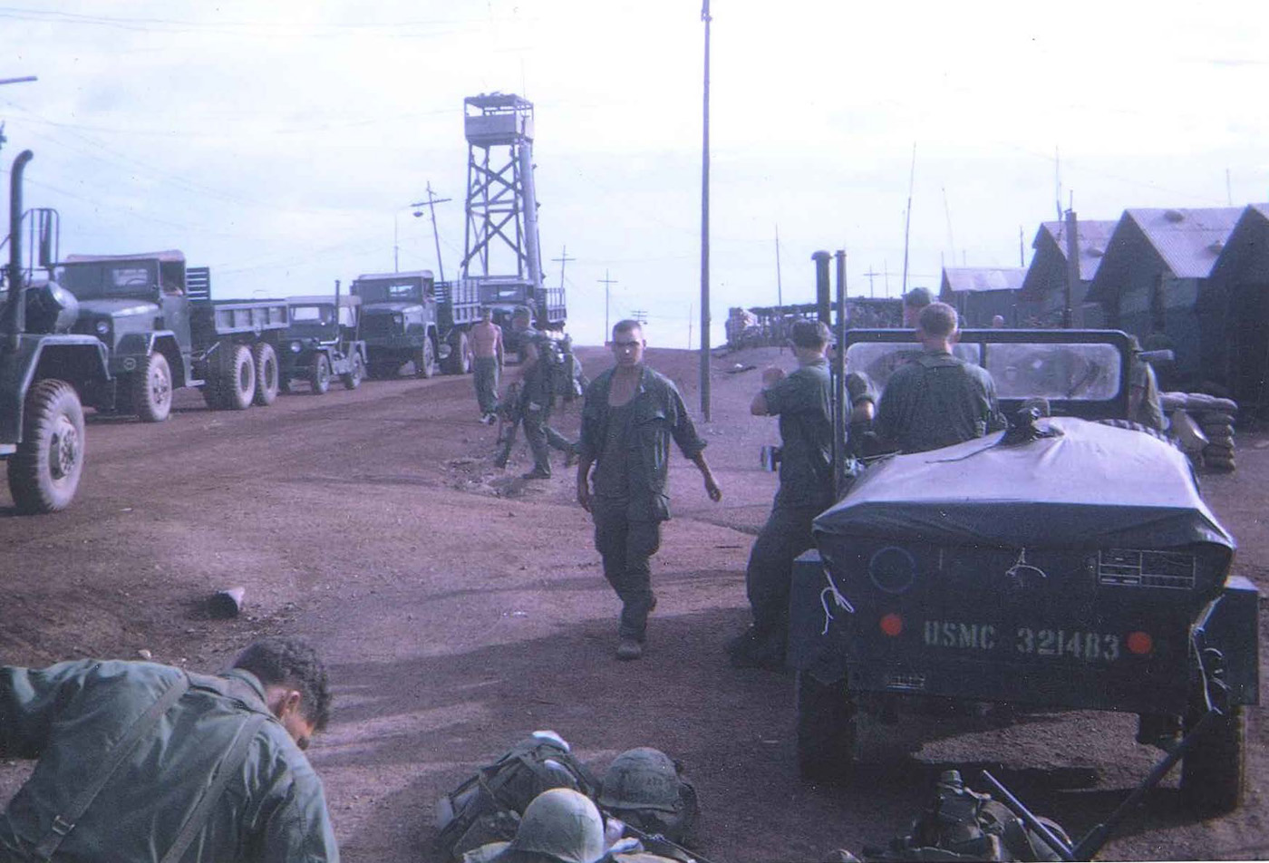 India company staged on Hill 55 (home of the seventh marines) prior to leave on Operation Mameluke Thrust – photo taken in June 1968